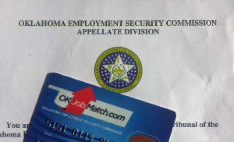 Oklahoma's unemployment payments, along with many other such benefits, are put on prepaid debit cards.