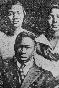 The young man in the photo is believed to be Dick Roland, whose alleged overture to a white teen-age girl is said to have sparked violence leading to the 1921 Tulsa Race Riot.